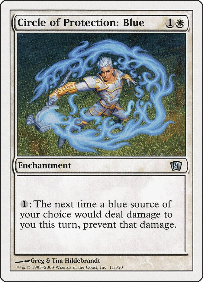 Image for Circle of Protection: Blue (11) - Magic: The Gathering