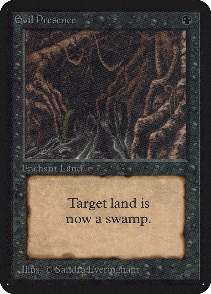 Image for Evil Presence - Magic: The Gathering