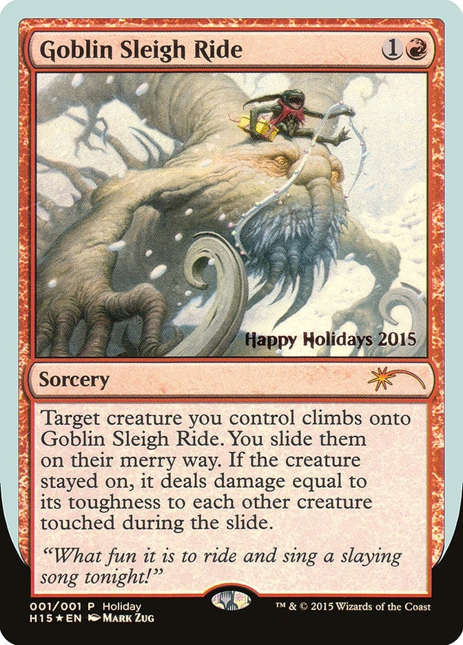 Image for Goblin Sleigh Ride (1) - Magic: The Gathering
