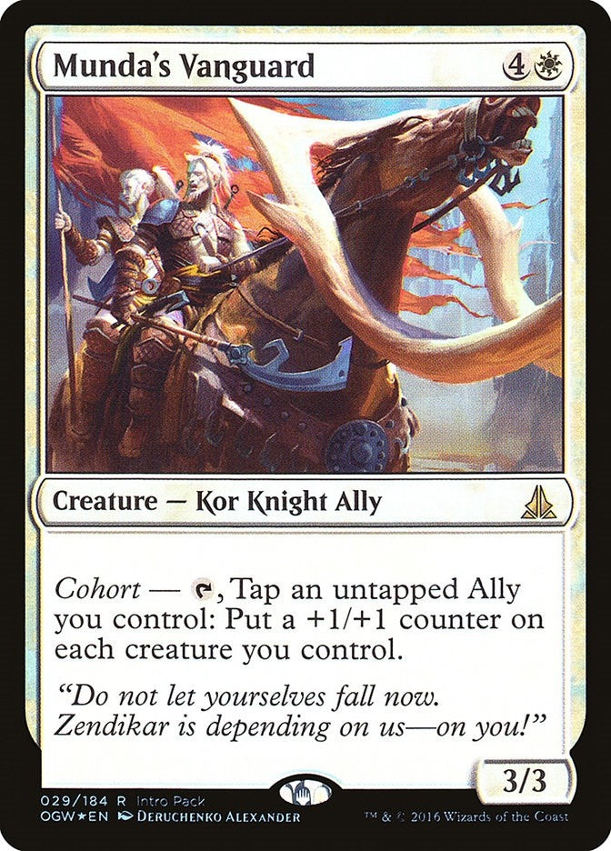 Image for Munda's Vanguard (29) - Magic: The Gathering