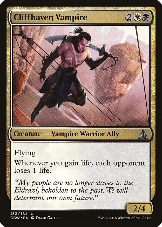 Image for Cliffhaven Vampire (153) - Magic: The Gathering
