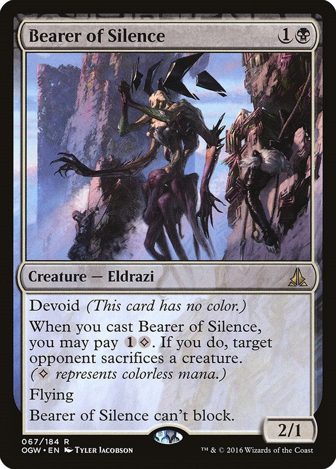 Image for Bearer of Silence (67) - Magic: The Gathering