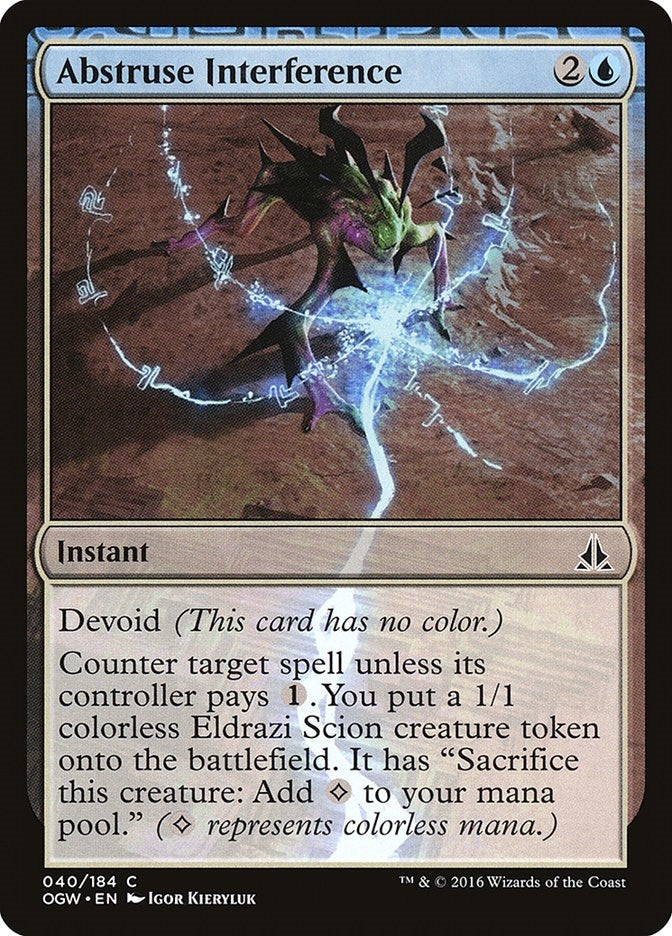 Image for Abstruse Interference (40) (OGW) - Magic: The Gathering