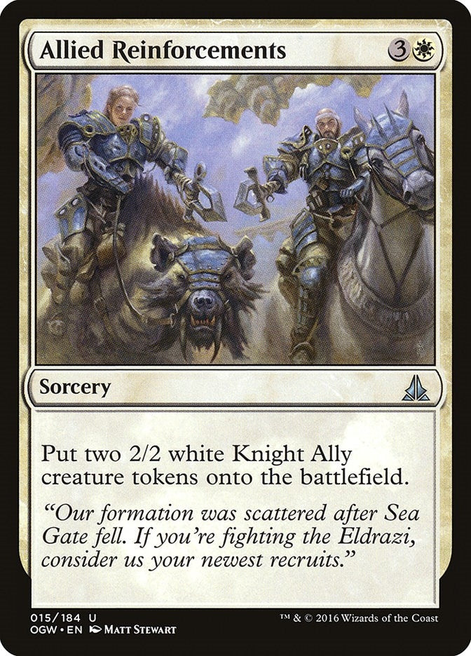 Image for Allied Reinforcements (15) (OGW) - Magic: The Gathering