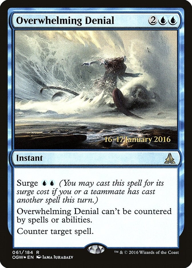 Image for Overwhelming Denial (61) - Magic: The Gathering