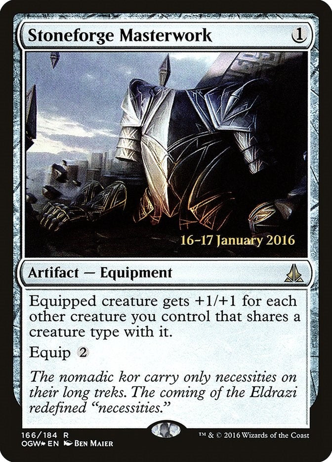 Image for Stoneforge Masterwork (166) - Magic: The Gathering