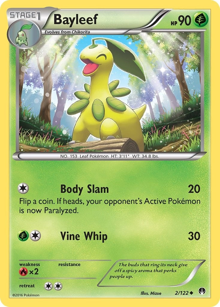 Image for Bayleef (2/122) (BKP) - Pokemon