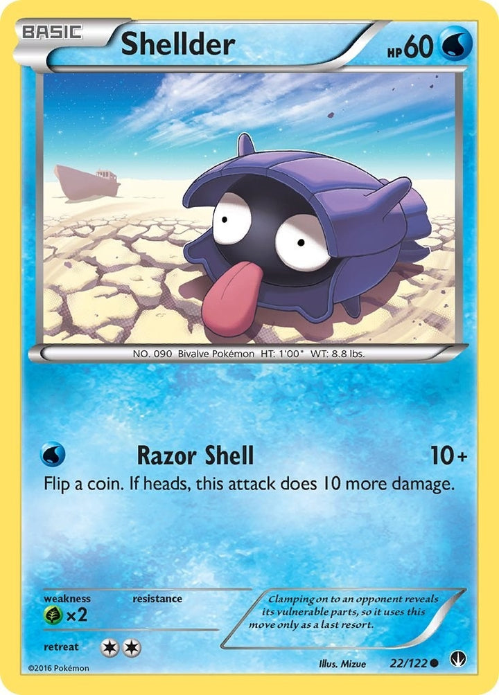 Image for Shellder (22) (22/122) (BKP) - Pokemon