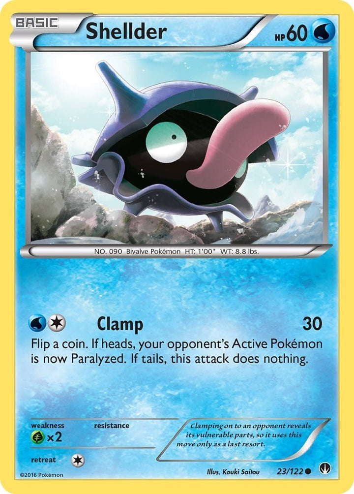 Image for Shellder (23) (23/122) (BKP) - Pokemon