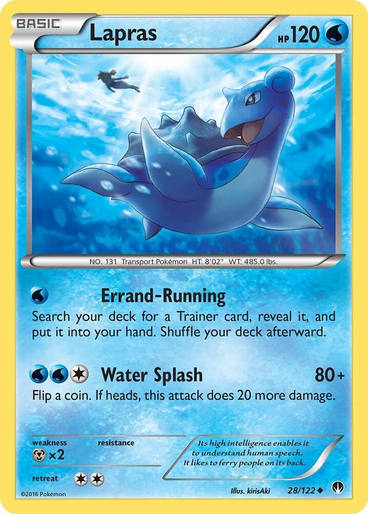 Image for Lapras (28/122) (BKP) - Pokemon