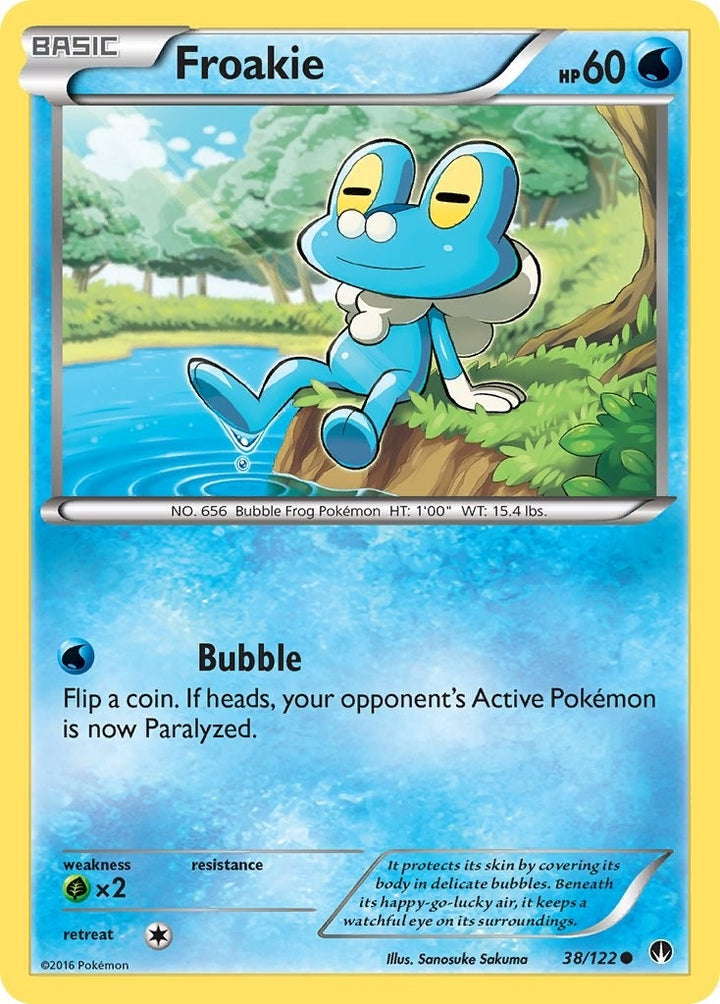 Image for Froakie (38/122) (BKP) - Pokemon
