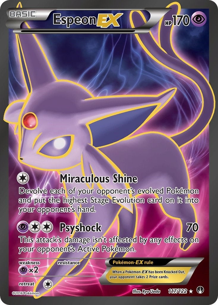 Image for Espeon EX (Full Art) (117/122) (BKP) - Pokemon