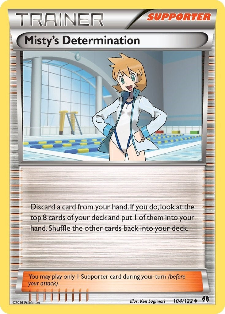 Image for Misty's Determination (104/122) (BKP) - Pokemon