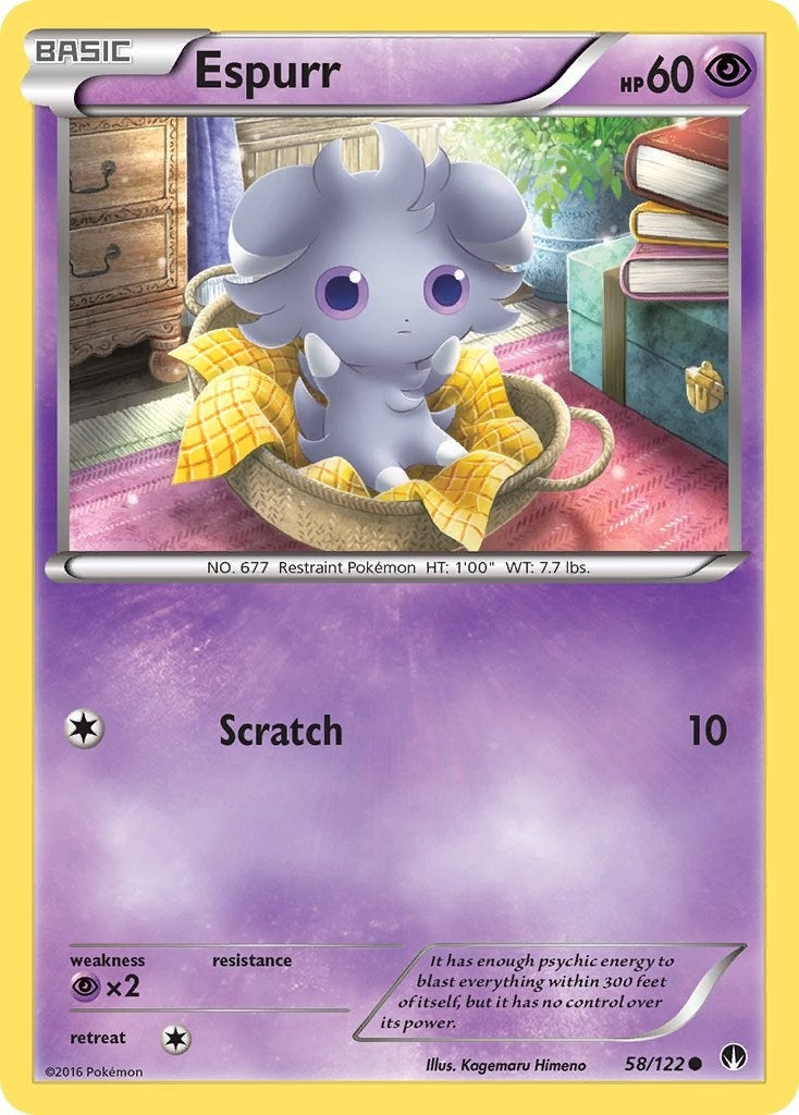 Image for Espurr (58/122) (BKP) - Pokemon