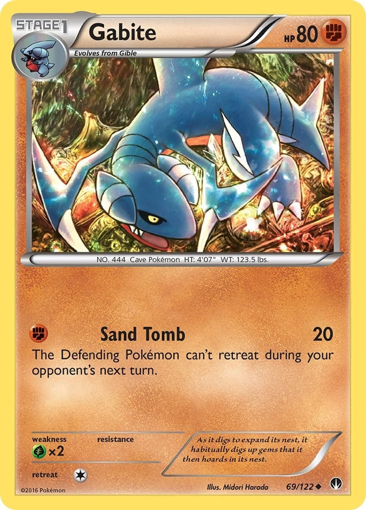 Image for Gabite (69/122) (BKP) - Pokemon