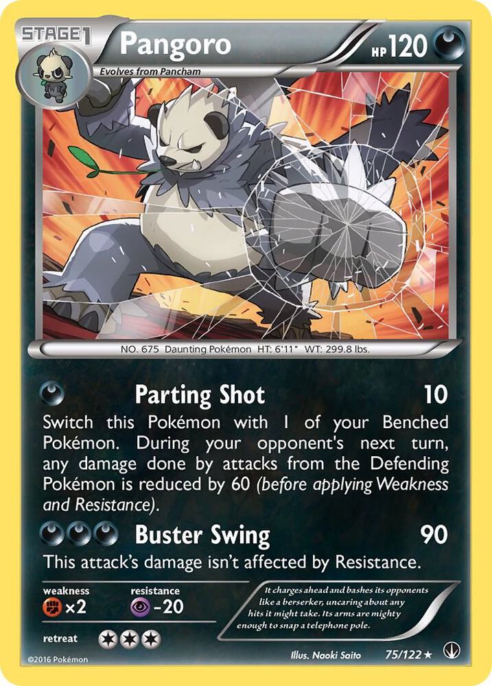 Image for Pangoro (75/122) (BKP) - Pokemon