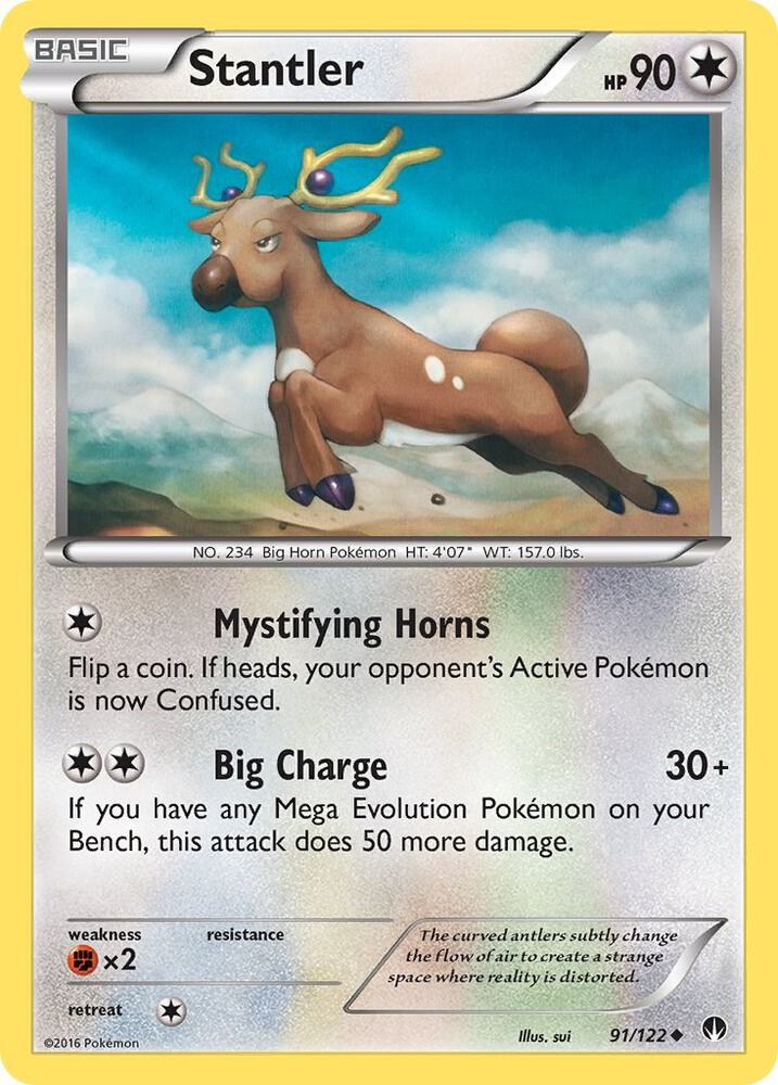Image for Stantler (91/122) (BKP) - Pokemon