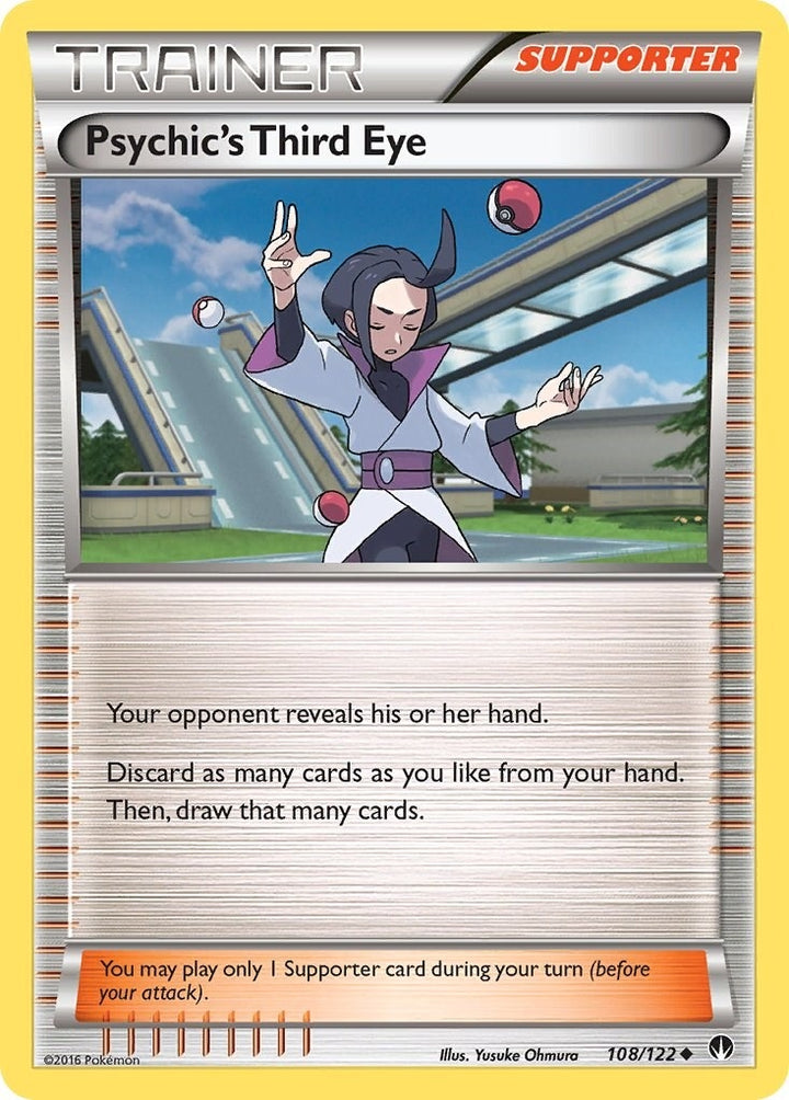 Image for Psychic's Third Eye (108/122) (BKP) - Pokemon