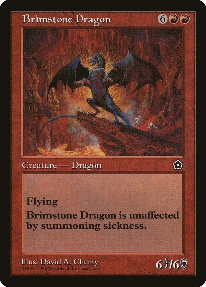Image for Brimstone Dragon - Magic: The Gathering