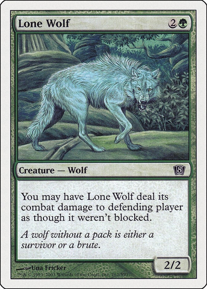 Image for Lone Wolf (262) - Magic: The Gathering