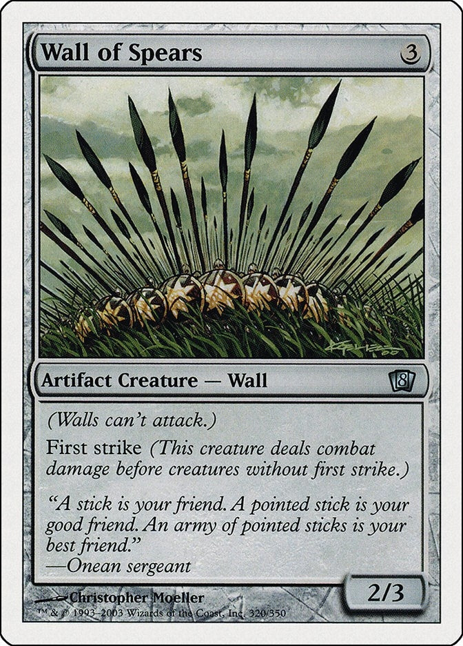 Image for Wall of Spears (320) - Magic: The Gathering