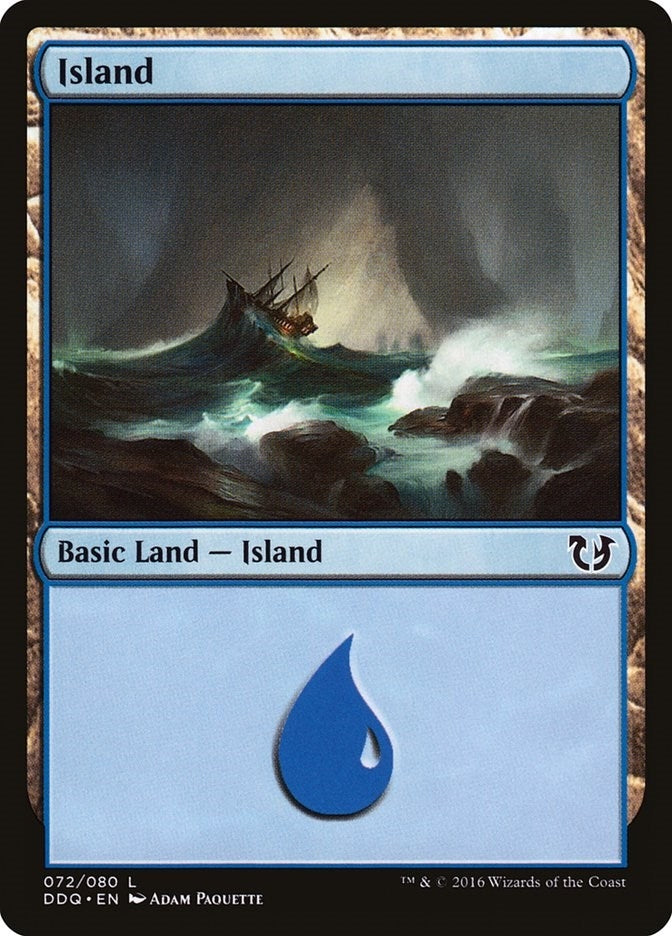 Image for Island (072) (72) (DDQ) - Magic: The Gathering