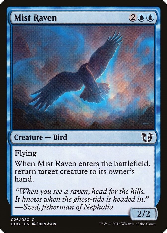 Image for Mist Raven (26) - Magic: The Gathering