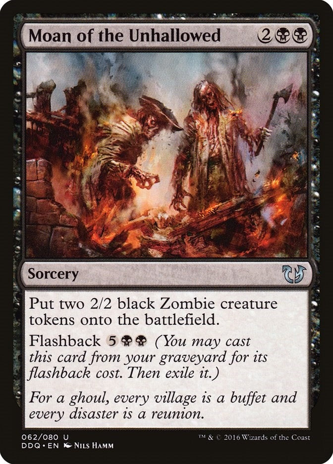Image for Moan of the Unhallowed (62) (DDQ) - Magic: The Gathering