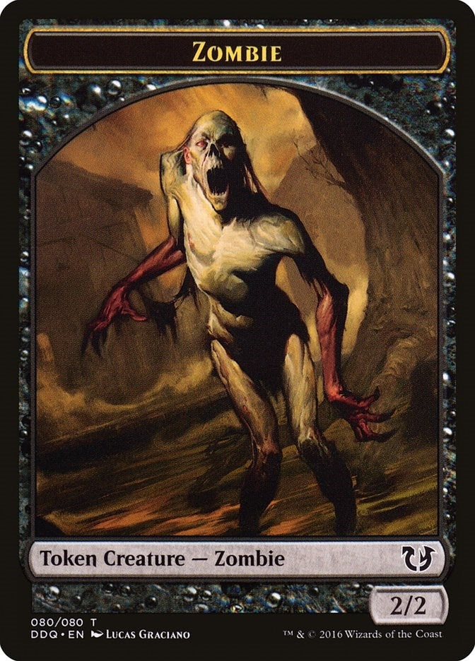 Image for Zombie Token (80) - Magic: The Gathering