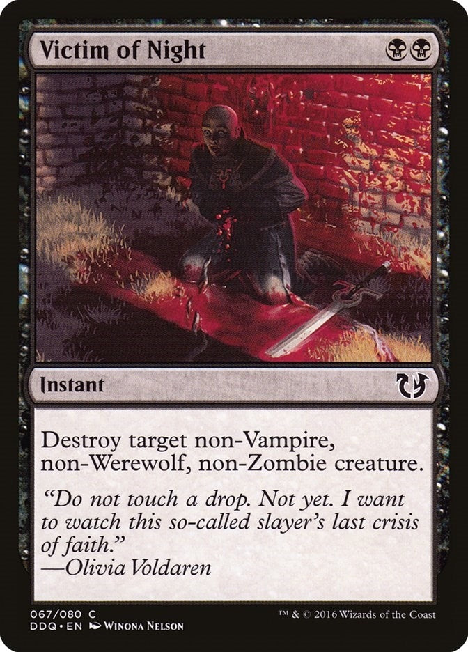 Image for Victim of Night (67) (DDQ) - Magic: The Gathering