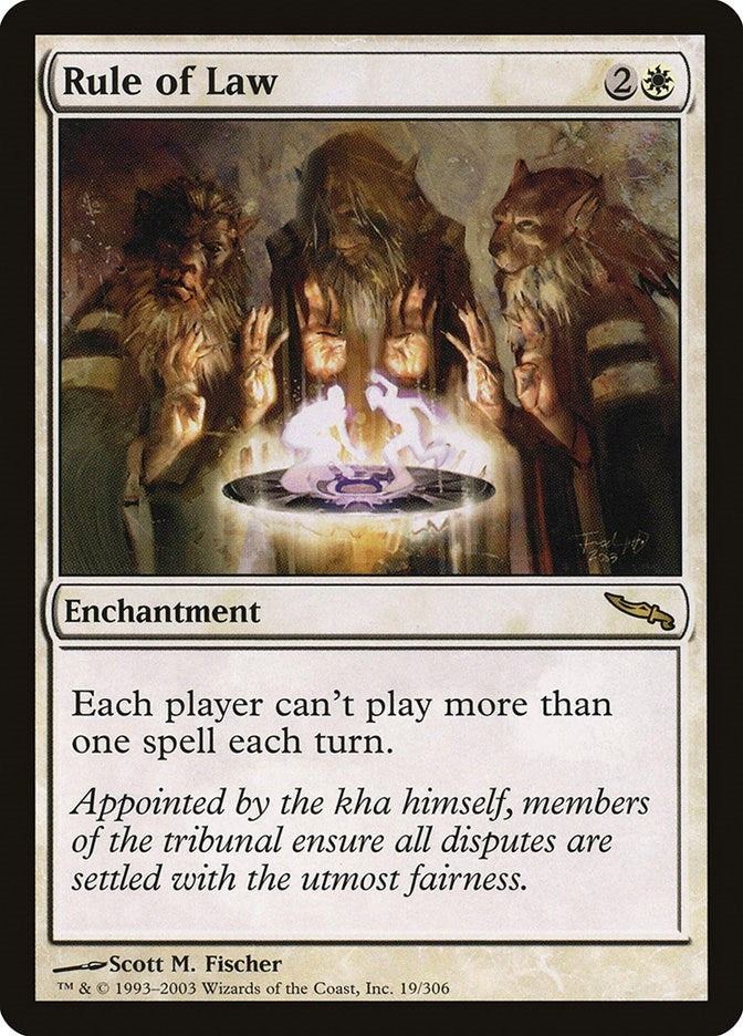 Image for Rule of Law (19) - Magic: The Gathering