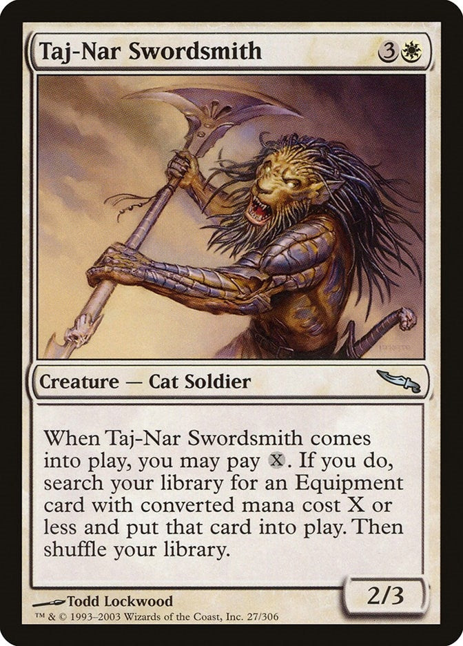 Image for Taj-Nar Swordsmith (27) - Magic: The Gathering