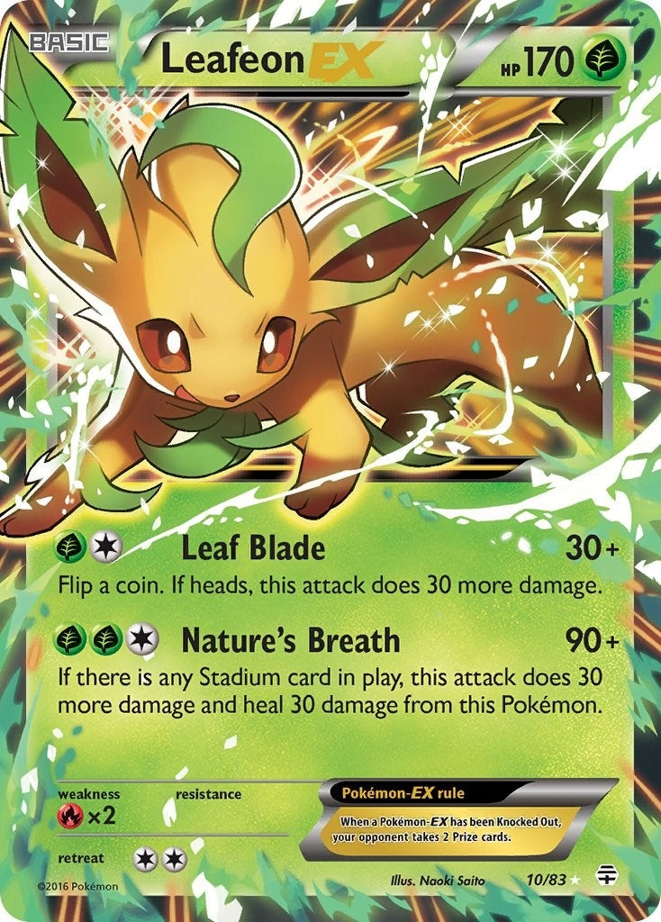 Image for Leafeon EX (10/83) (GEN) - Pokemon