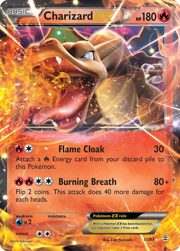 Image for Charizard EX (11/83) (GEN) - Pokemon
