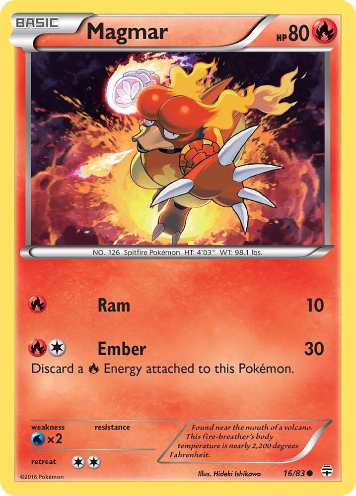 Image for Magmar (16/83) (GEN) - Pokemon