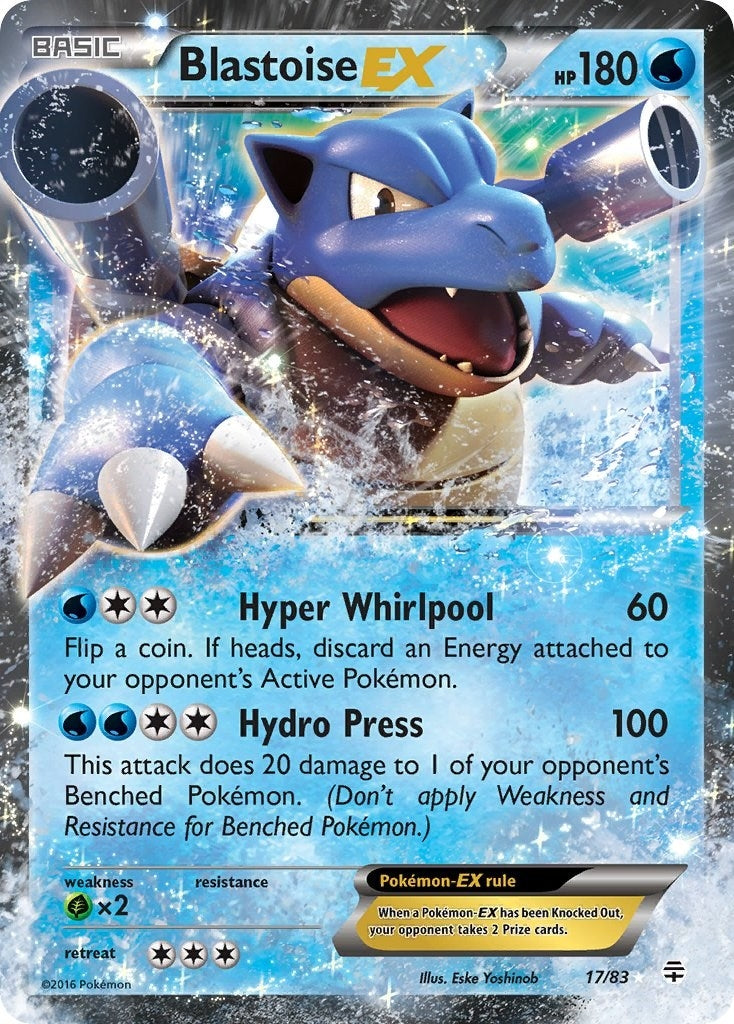Image for Blastoise EX (17/83) (GEN) - Pokemon