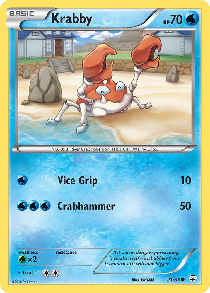 Image for Krabby (21/83) (GEN) - Pokemon