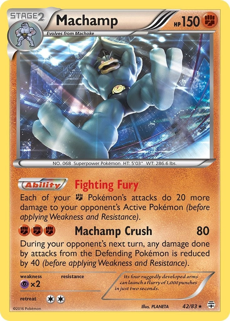 Image for Machamp (42/83) (GEN) - Pokemon