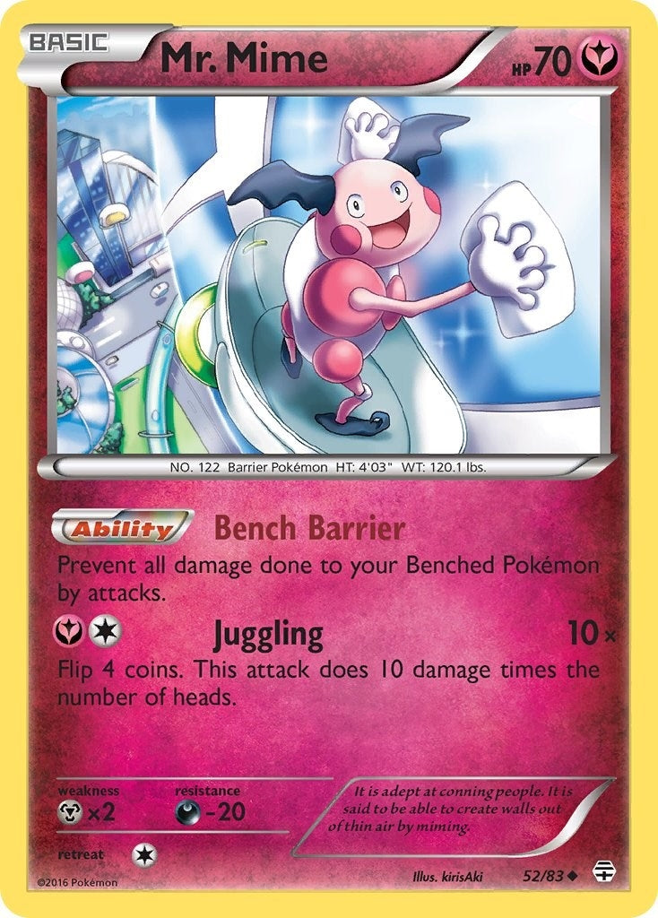 Image for Mr. Mime (52/83) (GEN) - Pokemon