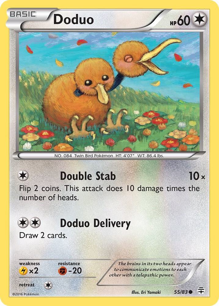 Image for Doduo (55/83) (GEN) - Pokemon