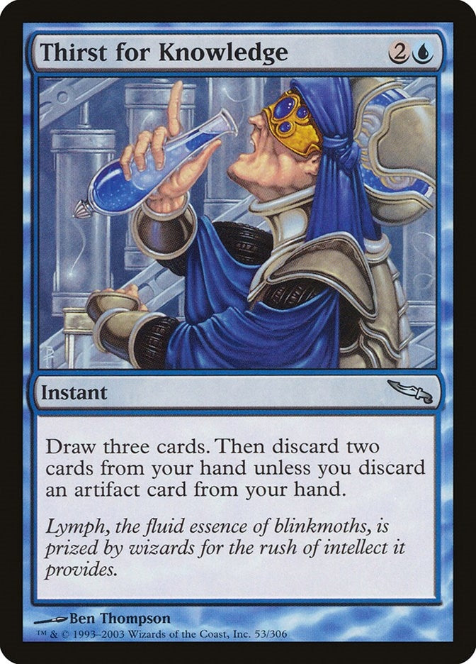 Image for Thirst for Knowledge (53) - Magic: The Gathering
