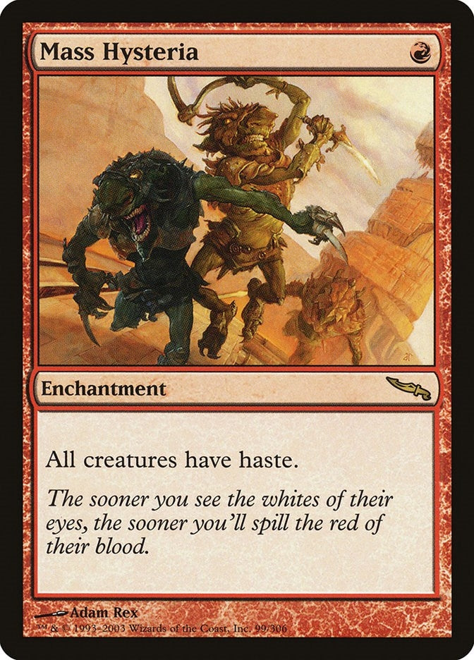 Image for Mass Hysteria (99) - Magic: The Gathering