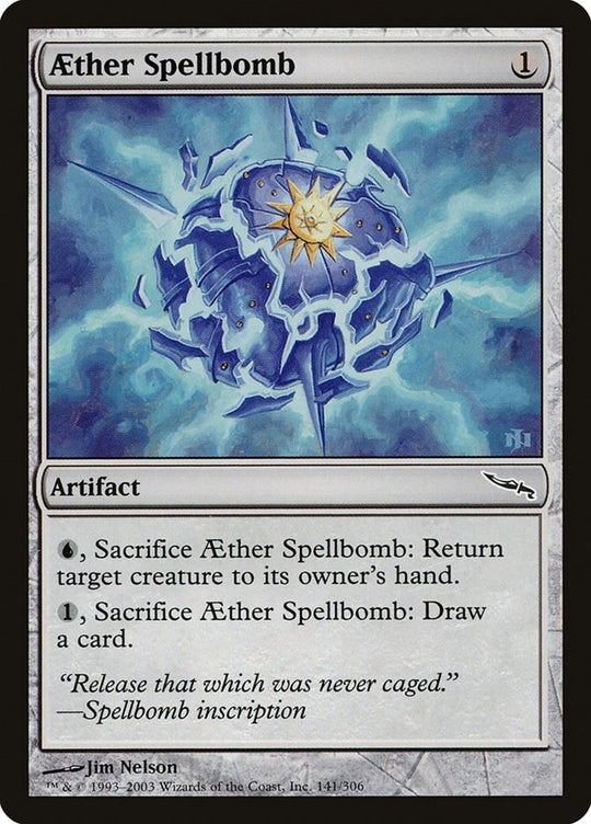 Image for Aether Spellbomb (141) (MRD) - Magic: The Gathering