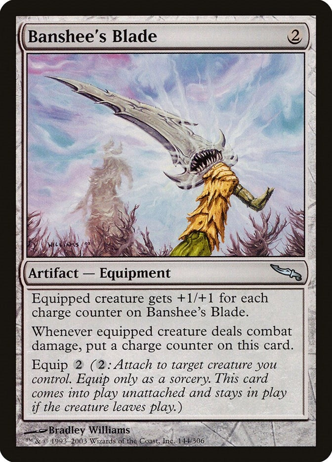 Image for Banshee's Blade (144) - Magic: The Gathering