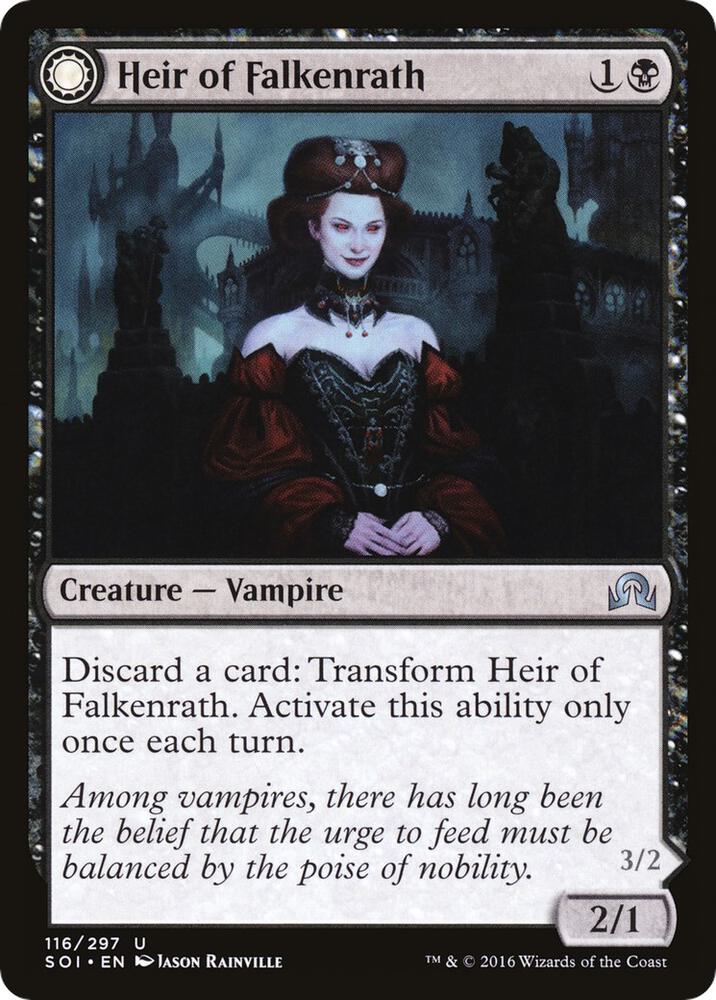 Image for Heir of Falkenrath (116) - Magic: The Gathering