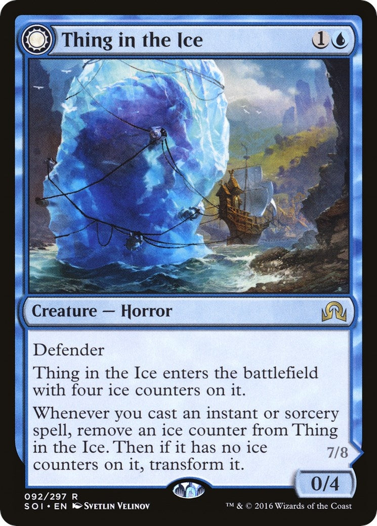 Image for Thing in the Ice (92) - Magic: The Gathering