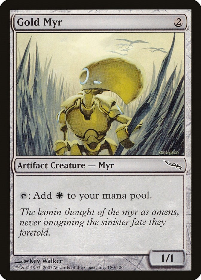 Image for Gold Myr (180) - Magic: The Gathering