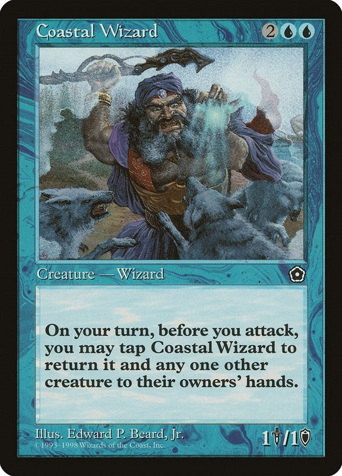 Image for Coastal Wizard - Magic: The Gathering