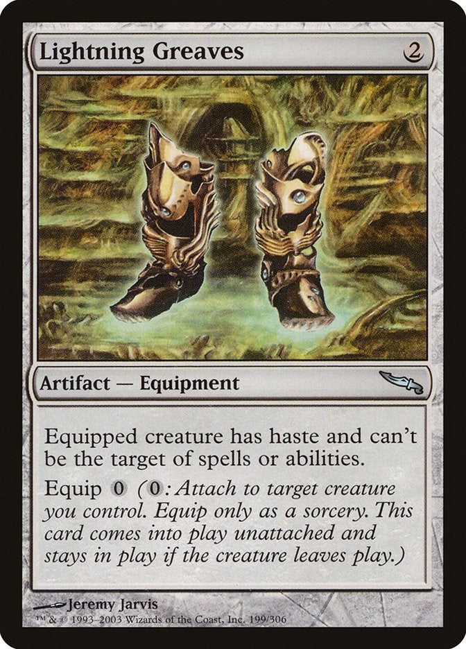 Image for Lightning Greaves (199) - Magic: The Gathering