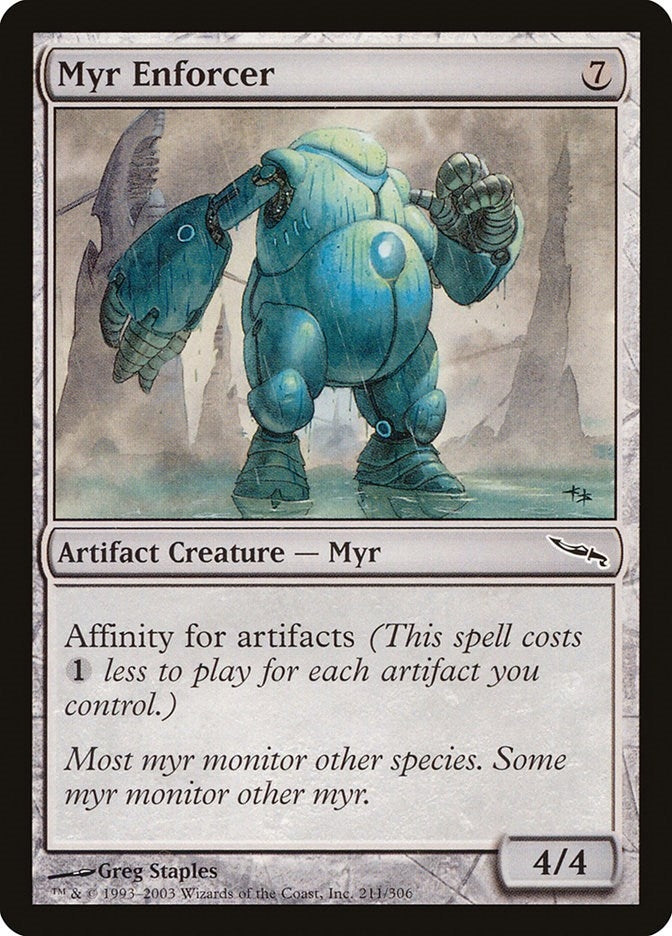 Image for Myr Enforcer (211) - Magic: The Gathering